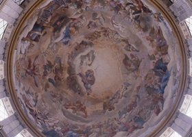 fresco in the Val-de-Grâce church Paris